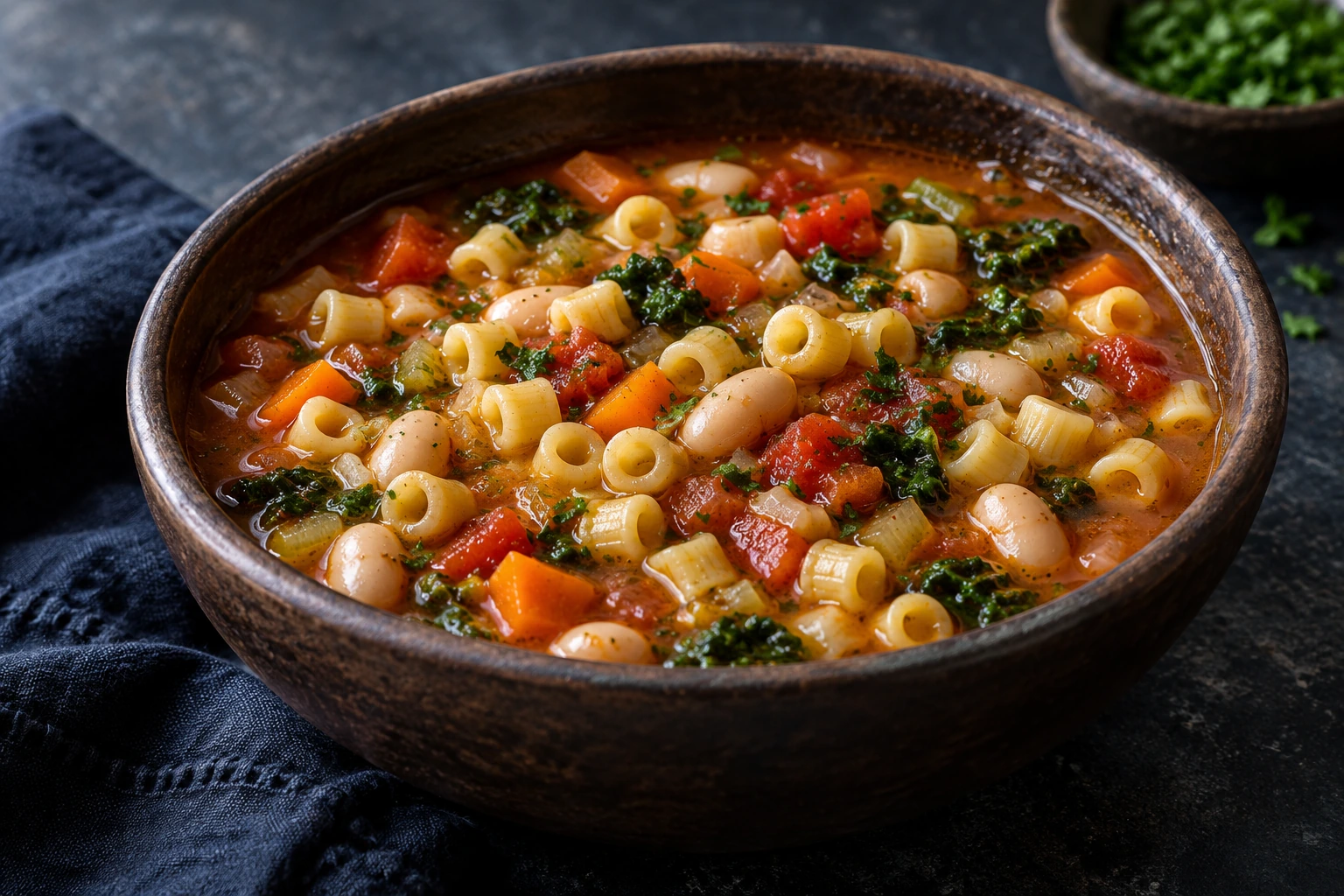 Cooked Ditalini serving inspiration
