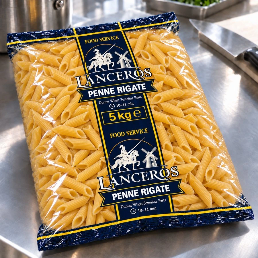 LANCEROS Penne Rigate 5 kg food service pack