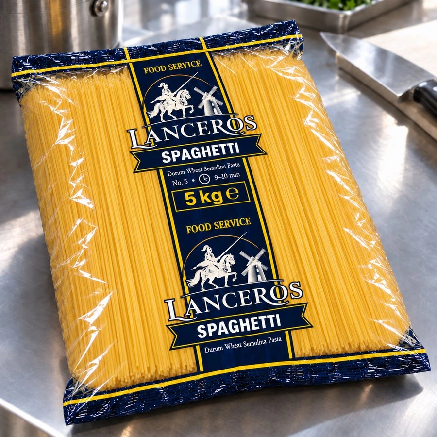 LANCEROS Spaghetti 5 kg food service pack
